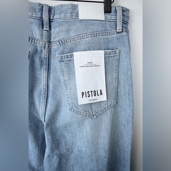 Pistola “Cassie” Super High Rise Straight in Bayview New With Tags - Picture 8 of 9